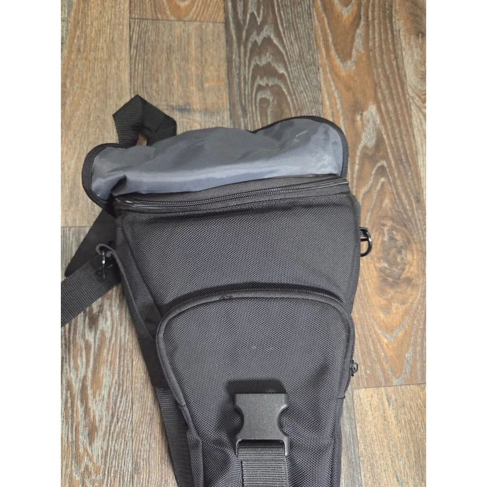 Tamrac Black Ballistic Nylon Holster Camera Bag Shoulder Strap Belt Loop Case
